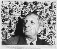 'Although I was already aware that George and I had a mutual respect for each other's work, I didn't know him in person until 1957. I met him at an opening of one of his exhibitions, where I was shocked to see him posing in front of one of his drawings. Afterwards, I told him that I felt the whole scene to be a fundamentally inartistic charade. George answered that he had always been present in his work, and that for him there were no strict boundaries between the universal and the individual. And then he added that there was immense beauty in vanity, and I believed him. I could read the man in his work.' (2011)