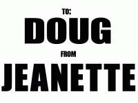 to: Doug  from: Jeanette
