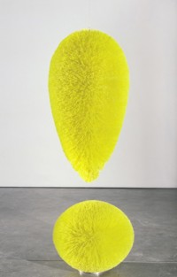 Exclamation Point Chartreuse, (2008). Gagosian Gallery, New York. copyright Richard Artschwager. Photograph by Robert McKeever. from the Whitney Museum