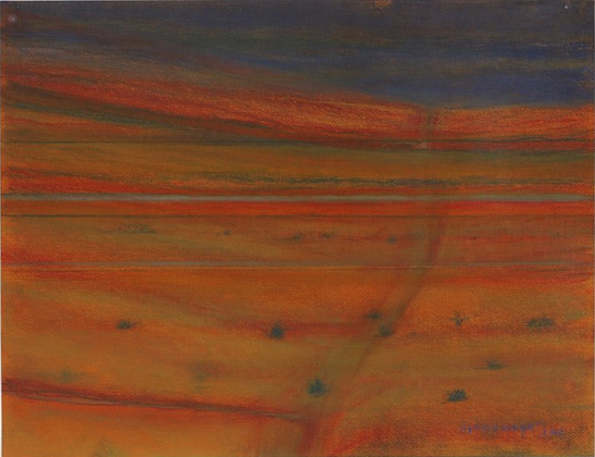 Landscape with Dry Creek Bed, (2012). Image courtesy of David Nolan Gallery