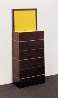 Portrait II, (1963). Yale University Art Gallery, promised gift of Anna Marie and Robert F. Shapiro, B.A. 1956. copyright Richard Artschwager. From the Whitney Museum