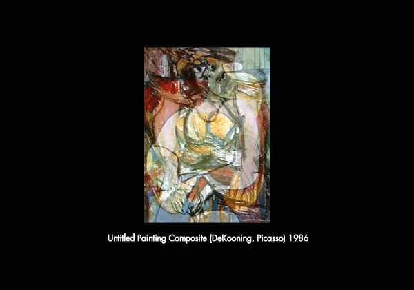 Untitled Painting Composite (de Kooning and Picasso), 1986