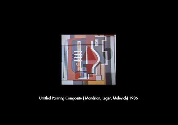 Untitled Painting Composite (Mondrian, Leger and Malevich), 1986