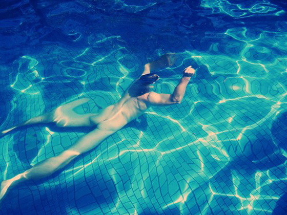 Hockney Swimming Series 1, 2012