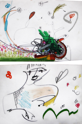 Playing in Garden, 2012