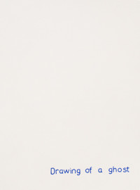Drawing of a ghost, (2012)