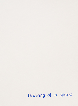 Drawing of a ghost, (2012)