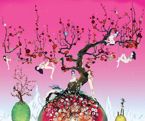 Japanese Apricot 3 - A pink dream, (2007)