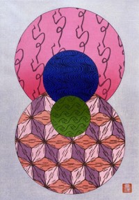 Hokusai Patterns & Awazu Colors -6, (1981)