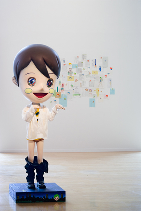 “Penyo-Henyo” Pyopyo Edition “Sunshine Street” (2004-2006). Installation view at Musée d'art contemporain de Lyon, (2006)