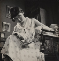 Woman in polka dot dress (1933)