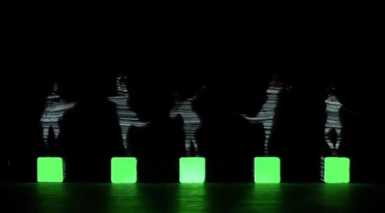 Dance PLUS projection mapping 1