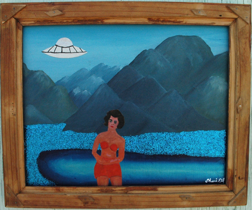 Woman with Spaceship (2013)