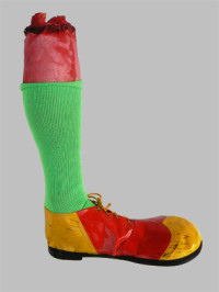 Severed leg with show