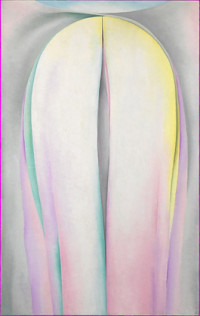 Grey Line with Lavender and Yellow (c.1923)