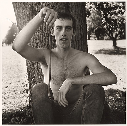 David Wojnarowics with a Snake (1981)