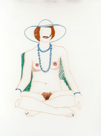 Monica Crosslegged with Beads (1985/2004)