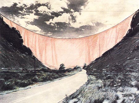 Valley Curtain, Rifle, Colorado (1970-72)