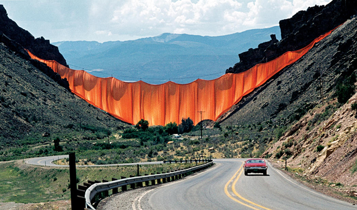 Valley Curtain, Rifle, Colorado (1970-72)