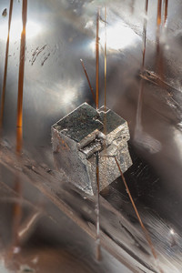 Dolomite in Quartz with rutile