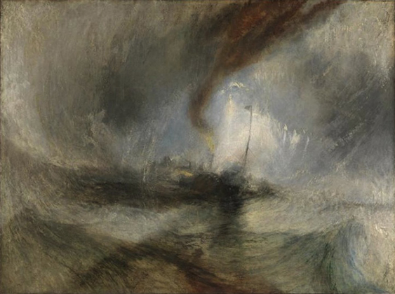 Snow Storm - Steamboat off a Harbour's Mouth (exhibited 1842)