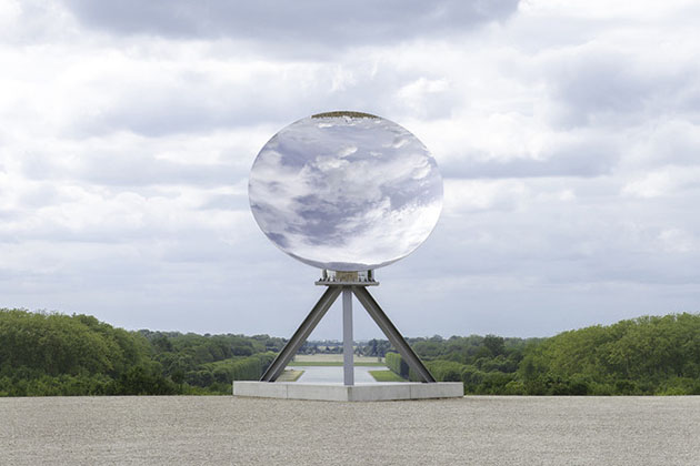 Sky Mirror (2013) installed at Versailles 2015