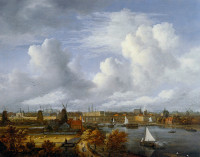 Panoramic View of the Amstel Looking Toward Amsterdam (c.1681)