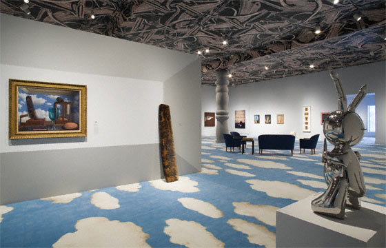 Gallery design for LACMA's "Magritte and Contemporary Art: The Treachery of Images (2006)