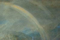 Detail from Landscape with a Rainbow (c.1630)