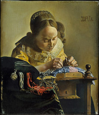 The Lacemaker (after Vermeer) (1955)