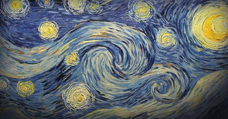 Detail of Starry Night (1889)