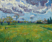 Landscape Under a Stormy Sky (1889)