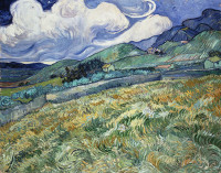 Landscape from Saint-Rémy (1889)
