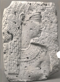Relief of a queen or goddess, Late Dynastic-Ptolemaic Period (4th-2nd century B.C.)