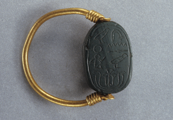 Scarab Ring of the Sealer Khensu, Middle Kingdom, Dynasty 13 (ca. 1802-1640 B.C.)