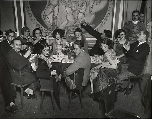 Celebration After the First Futurist Ballet, Paris (1929)