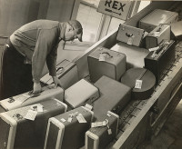[Luggage on Conveyor Belt] (1930s)