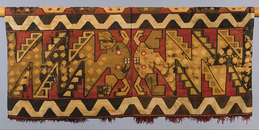 Tunic with Confronting Mythical Serpents, Peru (800-850)