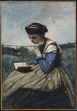 A Woman Reading (1869 & 1870)