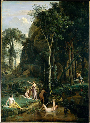 Diana and Actaeon (Diana Surprised in Her Bath) (1836)