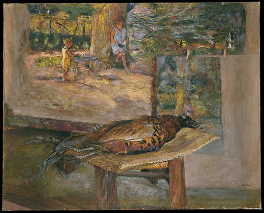 Interior with Paintings and a Pheasant (1928)