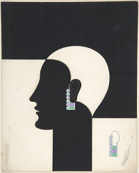 Design for Jade Earrings (1932)