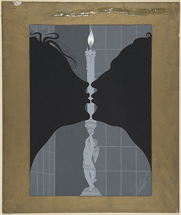 "Le Feu de L'Amour" - Illustration for Harper's Bazaar (1924)