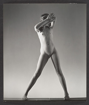 [Nude Girl, Standing, Possibly Elizabeth Lynes] (1952)