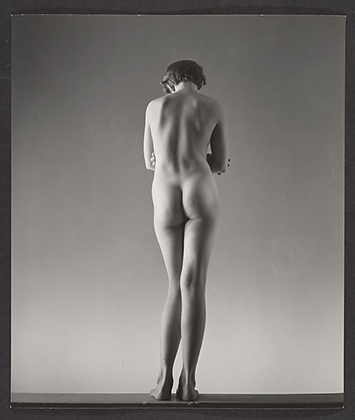 [Nude Young Girl, Standing, Possibly Elizabeth Lynes] (1952)