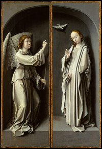 Archangel Gabriel; The Virgin (ca. 1510)