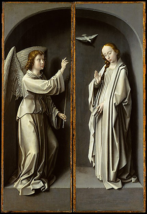 Archangel Gabriel; The Virgin (ca. 1510)