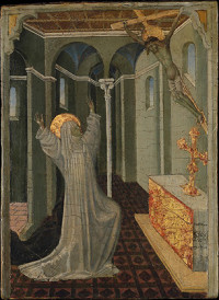 Saint Catherine of Siena Receiving the Stigmata (ca. 1447-65)