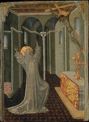 Saint Catherine of Siena Receiving the Stigmata (ca. 1447-65)