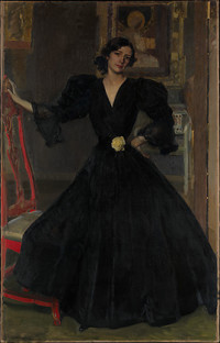Señora de Sorolla (Clotilde García del Castillo, 1865-1929) in Black (1906)